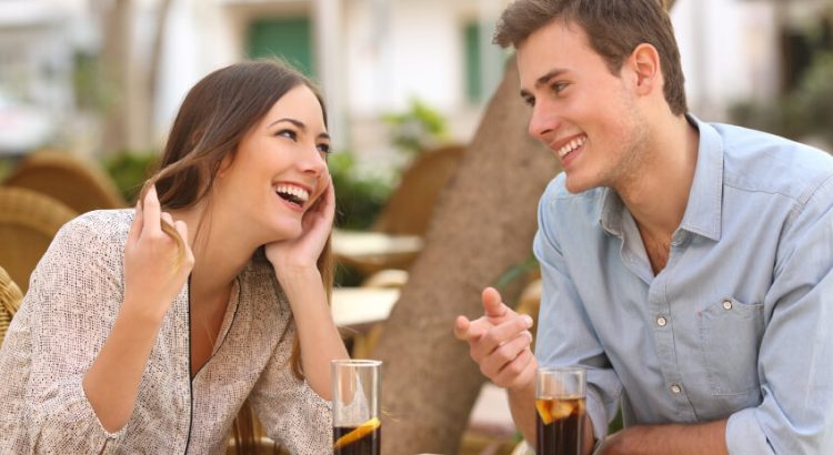 couple with cold drinks